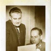 Marshall Gowland and an Unidentified Man